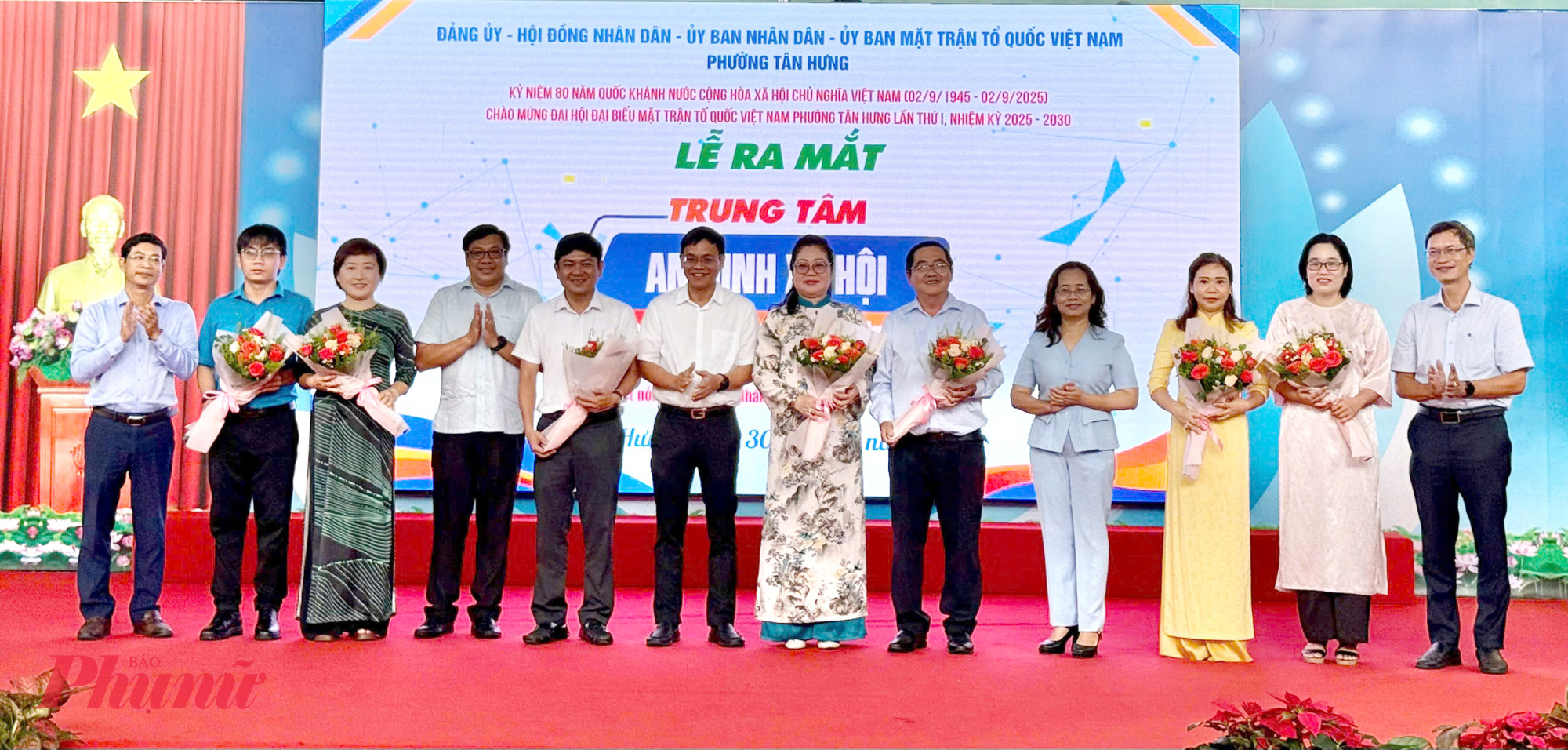 Lễ ra mắt Trung tâm an sinh xã hội phường Tân Hưng và Ban điều hành 