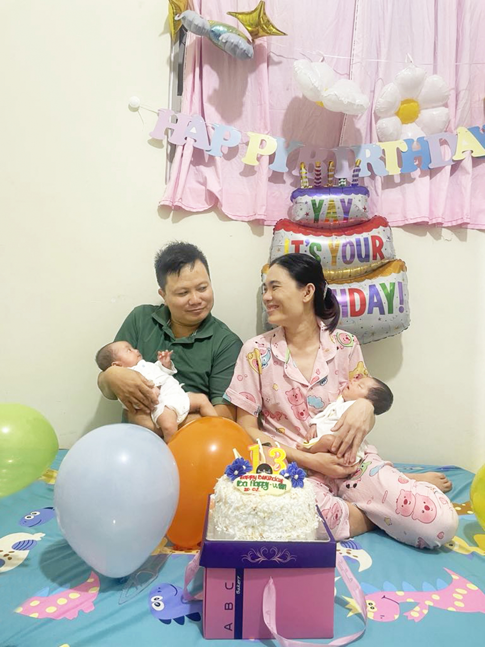 Ông bố bỉm sữa đầy hấp dẫn Tổ ấm của anh Tưởng - chị Thảo - Ảnh do nhân vật cung cấp