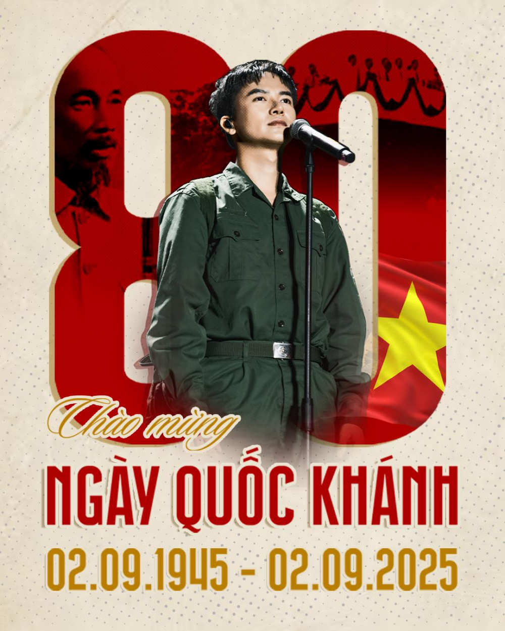 Bùi Công Nam tự hào, hân hoan khi cùng cả nước hướng về một cột mốc đáng nhớ của dân tộc.  Là một công dân Việt Nam, Nam xin được bày tỏ lòng biết ơn, sự trân trọng trước những hy sinh to lớn của cha ông và quyết tâm không ngừng nỗ lực để tiếp nối, kế thừa lan tỏa tinh thần tự hào và tình yêu quê hương đất nước.