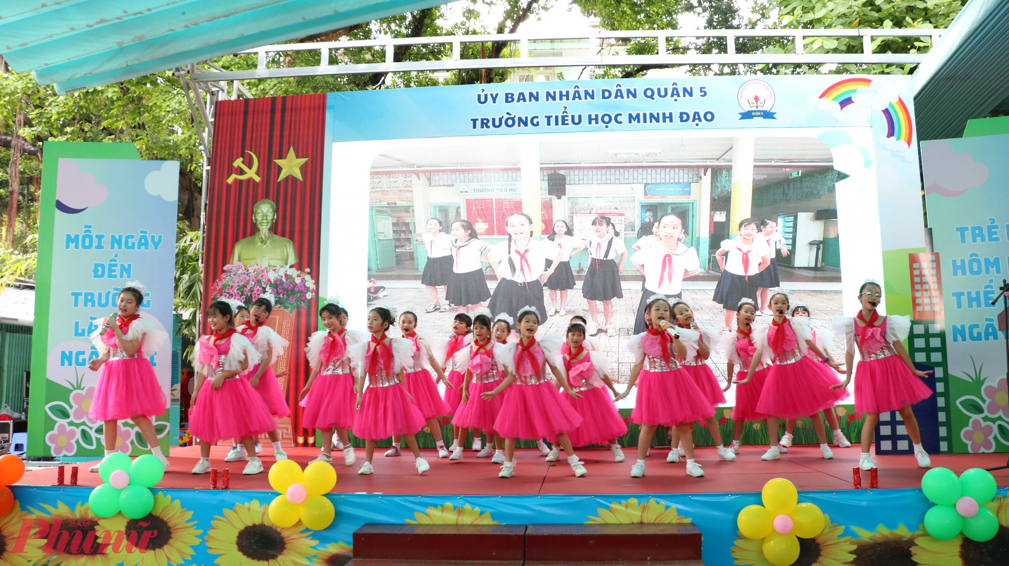 Học sinh TPHCM trong lễ khai giảng năm học 2024-2025 - Ảnh: Trang Thư