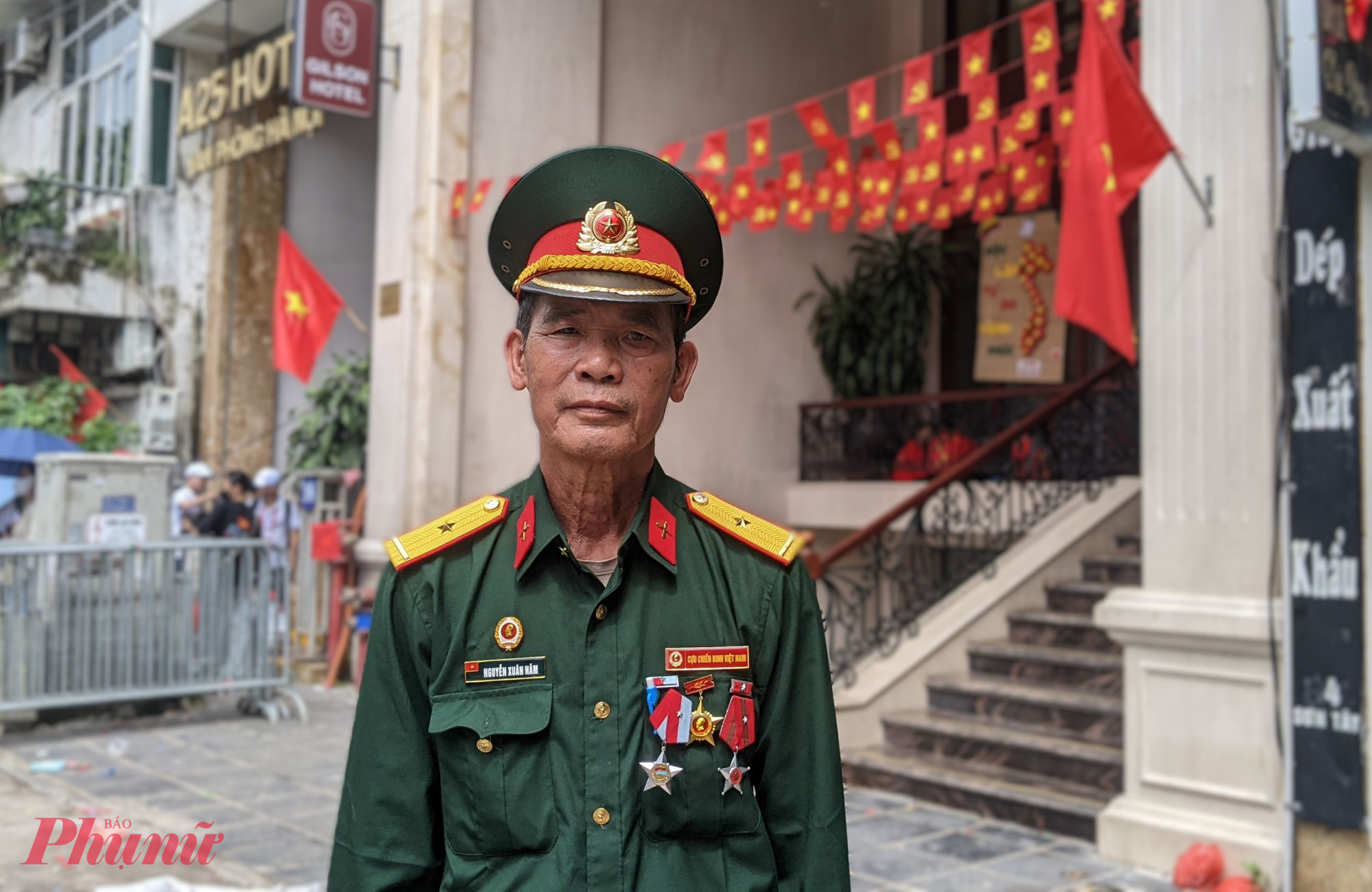 Cựu chiến binh Nguyễn Xuân Năm tham dự cả A50 và A80