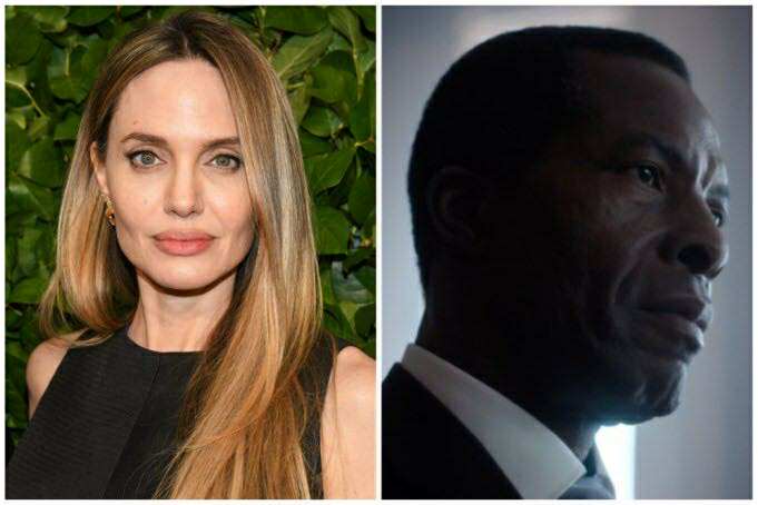 Angelina Jolie và Isaach De Bankolé trong vai bác sĩ Mukwege trong Muganga, the One Who Treats.