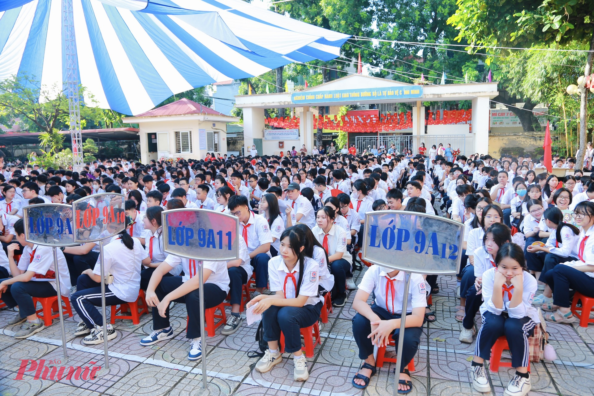 Hiệu trưởng Lê Thị Thu Hà –  khẳng định đã hoàn tất mọi công tác chuẩn bị, sẵn sàng cho một Lễ khai giảng ý nghĩa.