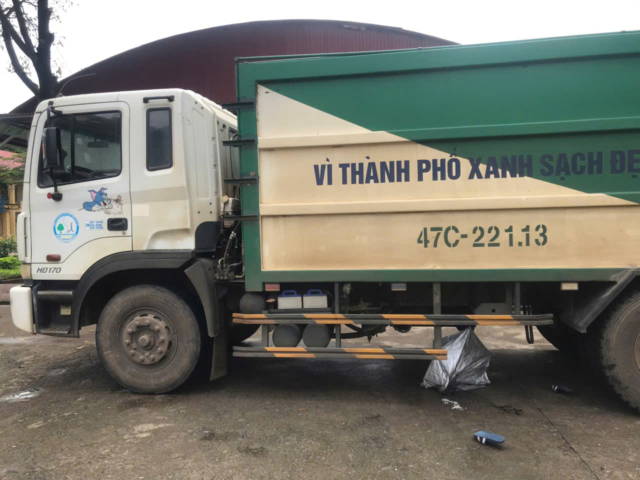 Hiện trường xảy ra vụ tai nạn - Ảnh: N.H.