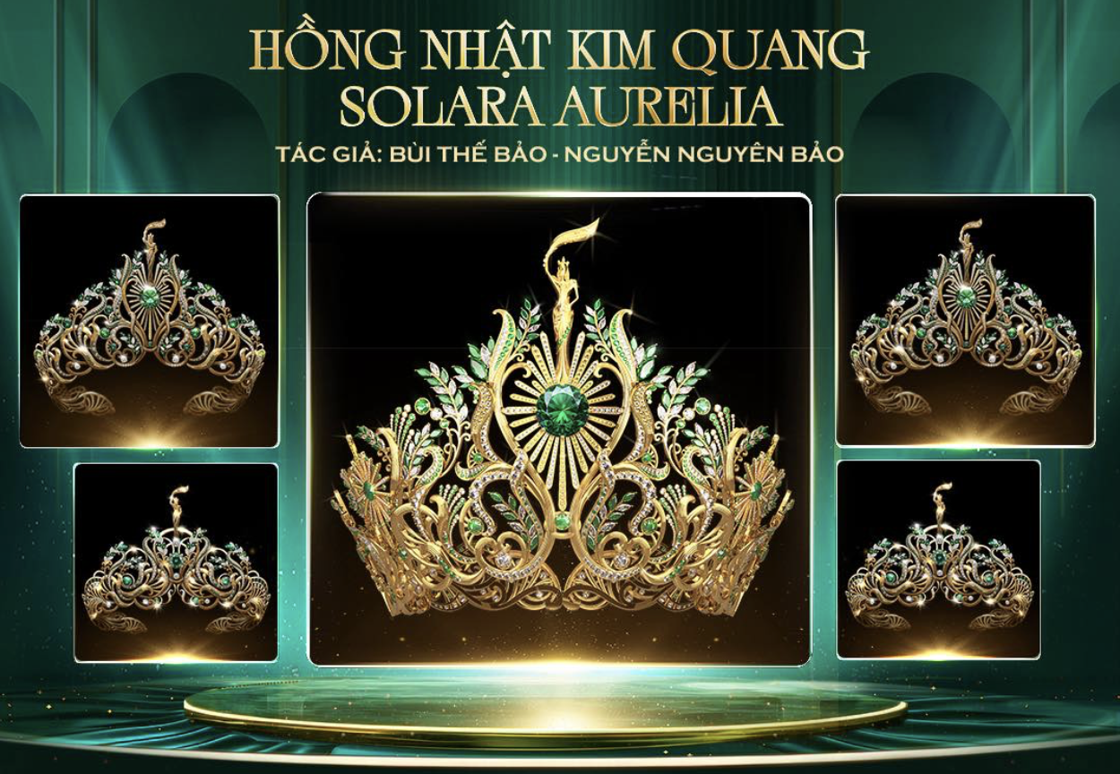 Mẫu thiết kế vương miện đoạt giải nhất