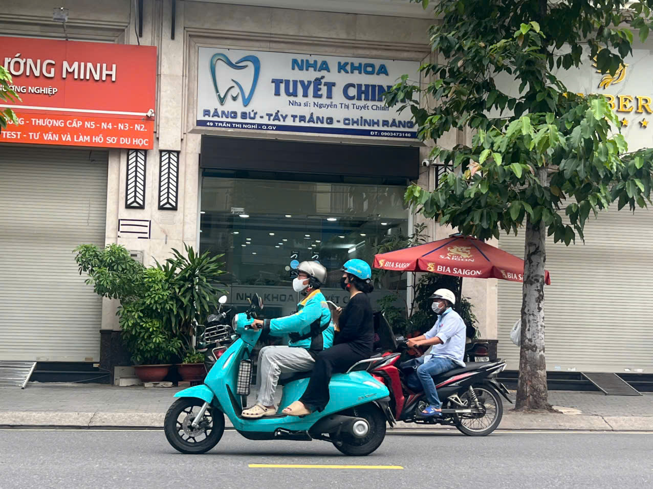 Nha khoa Tuyết Chinh nơi xảy ra sự việc. Ảnh: Minh Mẫn