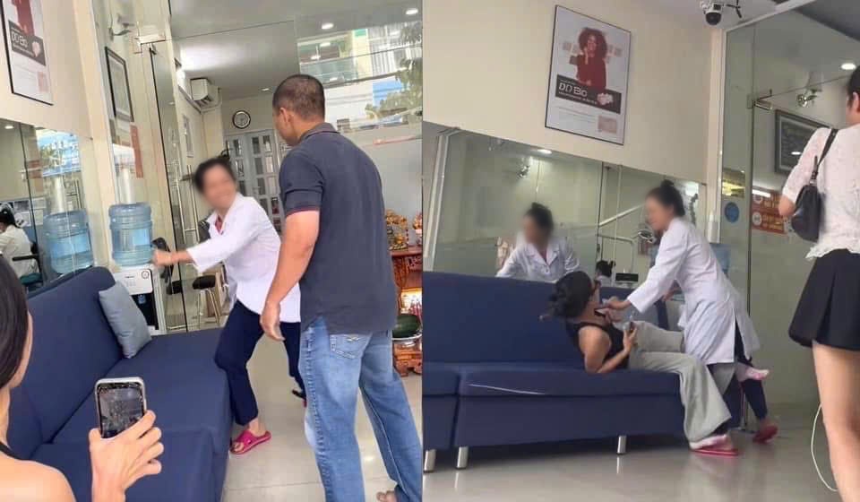 Sức khỏe người bệnh phải được đặt lên trước mọi tự ái nghề nghiệp Người phụ nữ được cho là bác sĩ cơ sở nha khoa Tuyết Chinh (Phường Hạnh Thông) đã hành hung khách hàng, đập phá điện thoại. Ảnh cắt từ clip