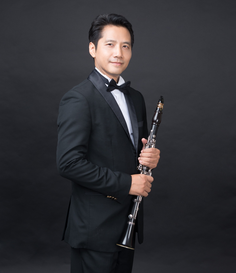 nghệ sĩ clarinet Đào Nhật Quang đến từ Hà Nội.