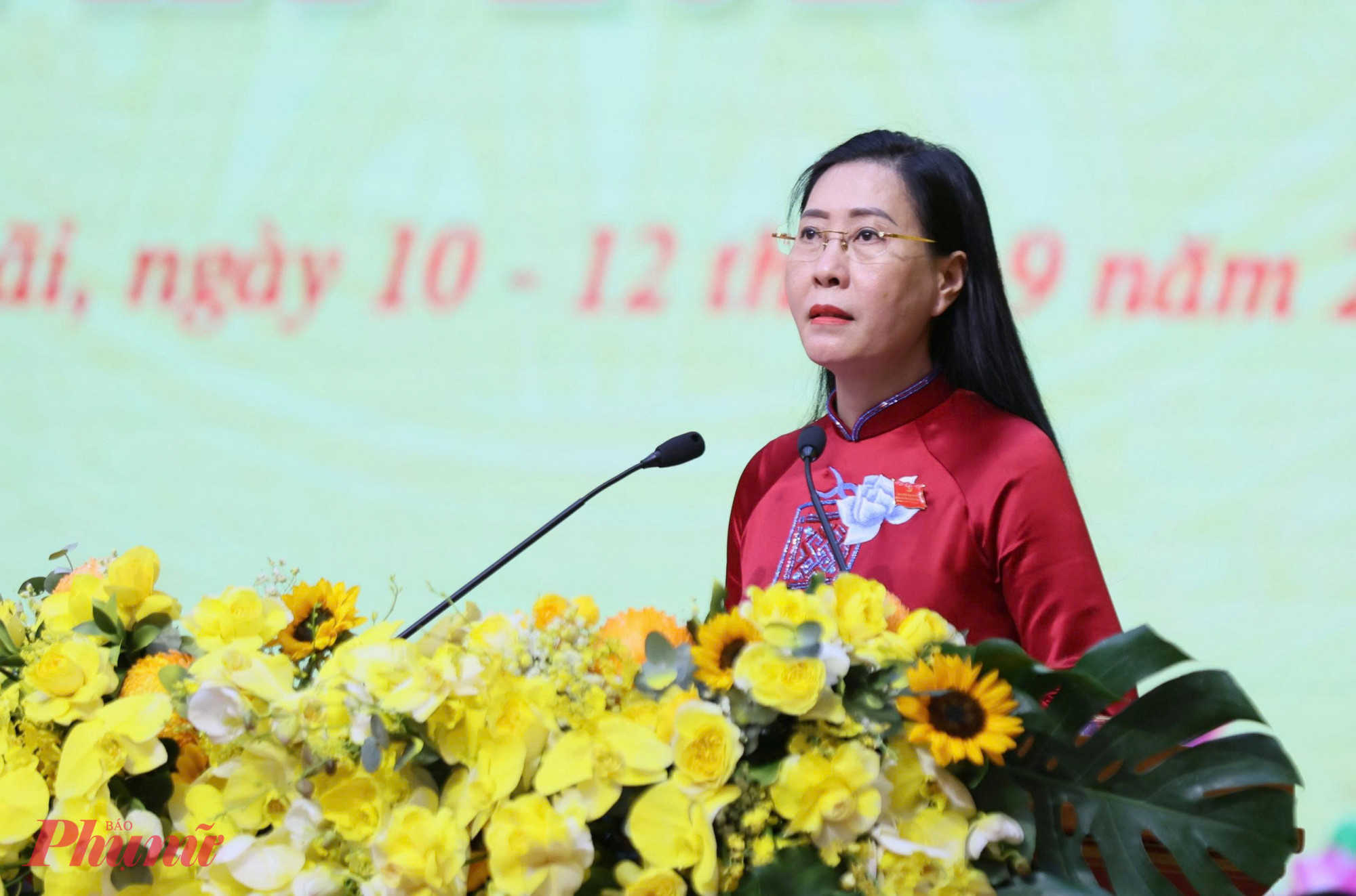Bà Bùi Thị Quỳnh Vân - Bí thư Tỉnh uỷ Quảng Ngãi khoá I nhiệm kỳ 2025-2030.