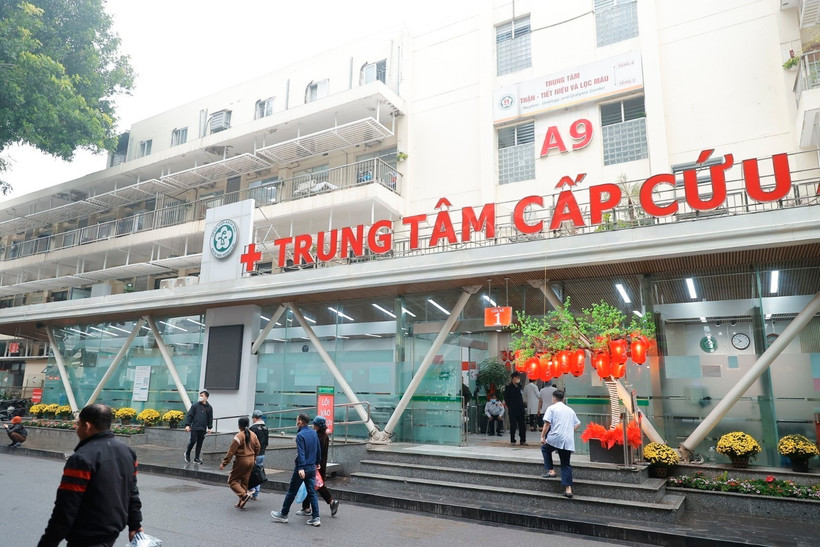 Bộ Y tế đã xây dựng Đề án phát triển hệ thống cấp cứu ngoại viện 2025-2030. (Ảnh: TTXVN/Vietnam+)