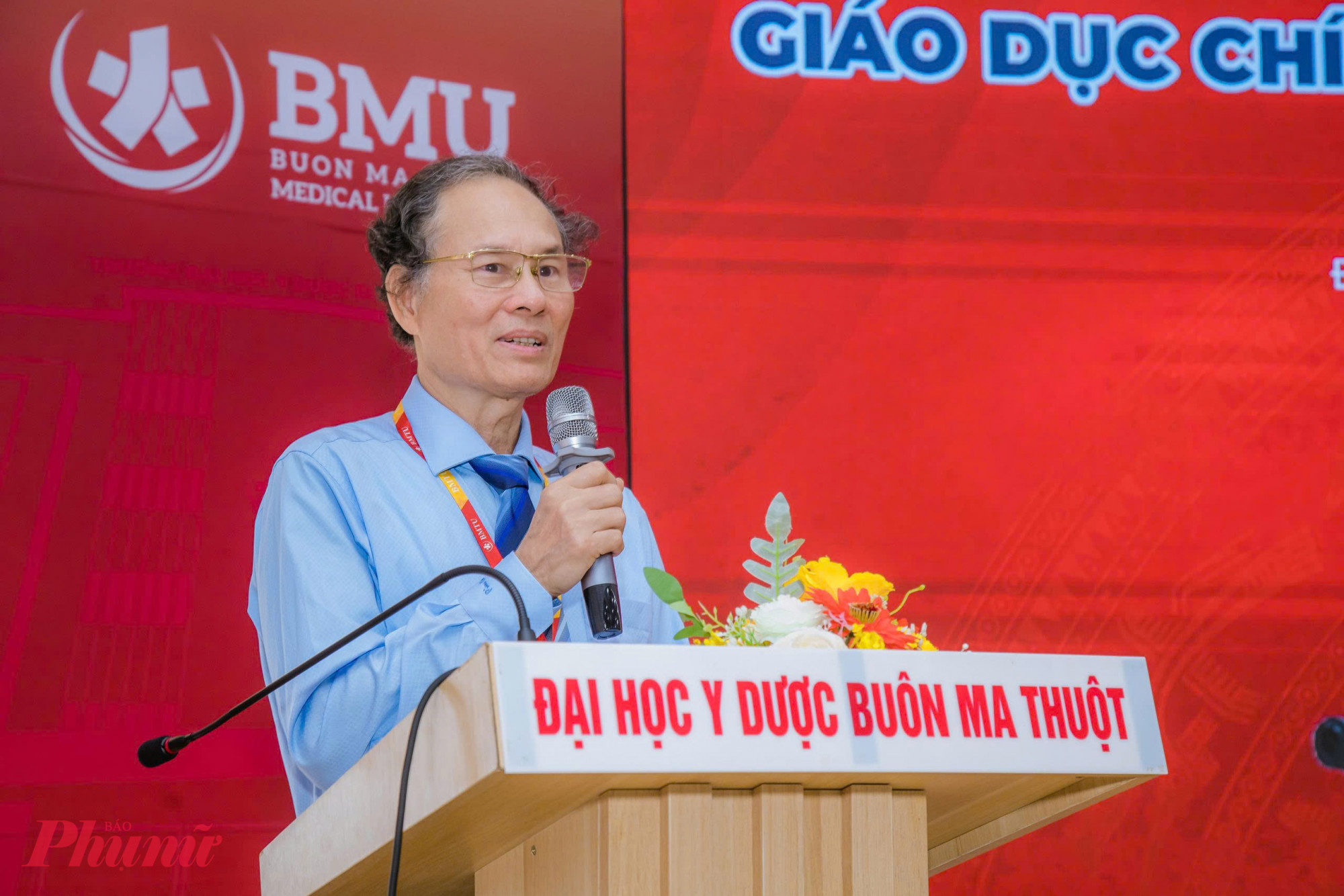 GS.TS. Cao Tiến Đức, Hiệu trưởng nhà trường phát biểu tại chương trình