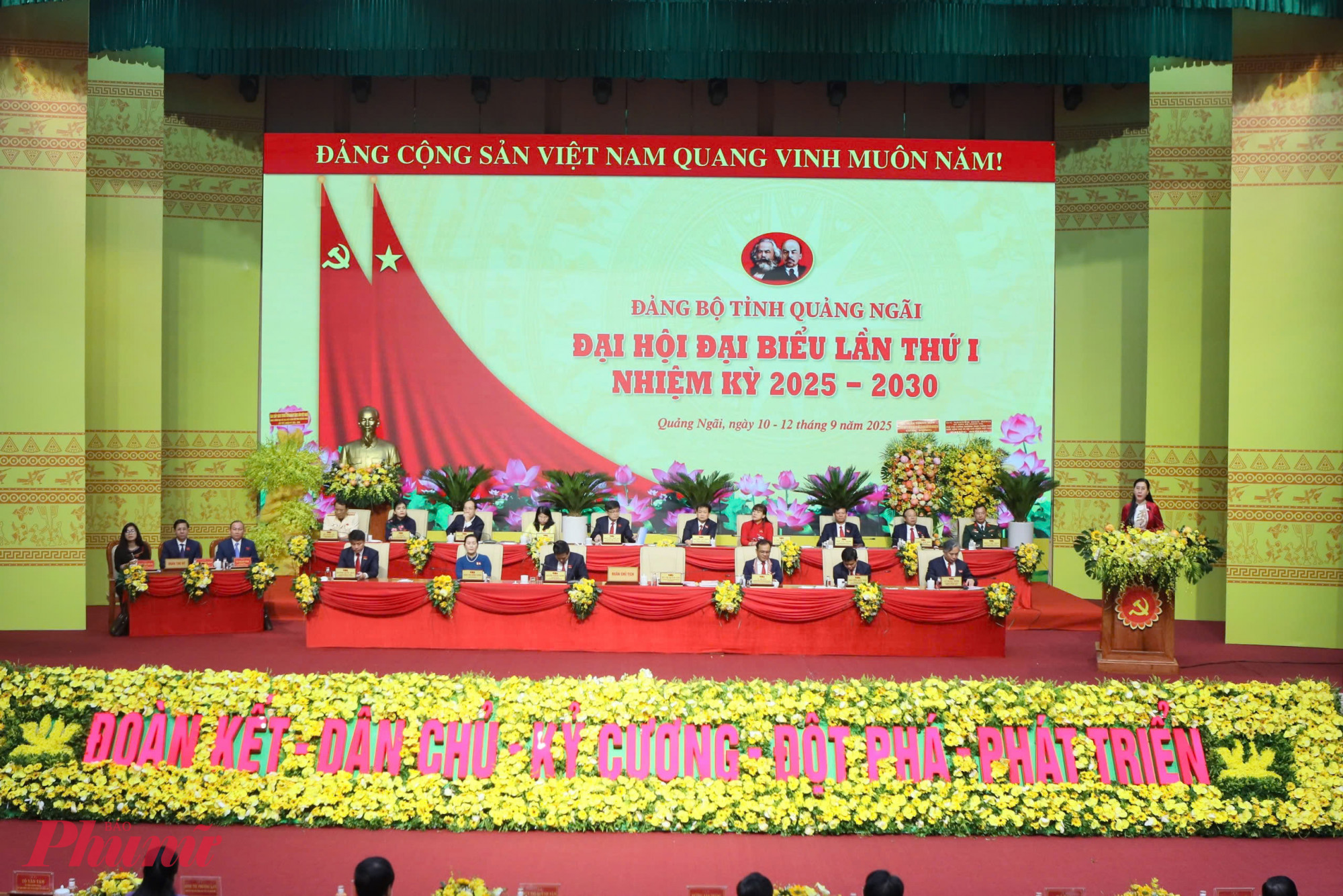 Phiên bế mạc Đại hội đại biểu Đảng bộ tỉnh Quảng Ngãi lần thứ I, nhiệm kỳ 2025 – 2030