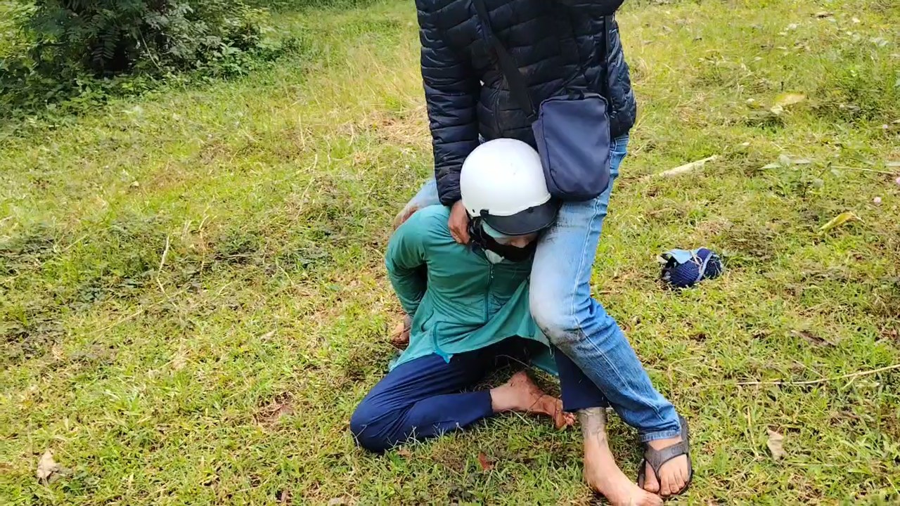 Nghi phạm Nguyễn Nam Đại Thuận bị bắt sau nhiều giờ lẩn trốn - Ảnh: CACC