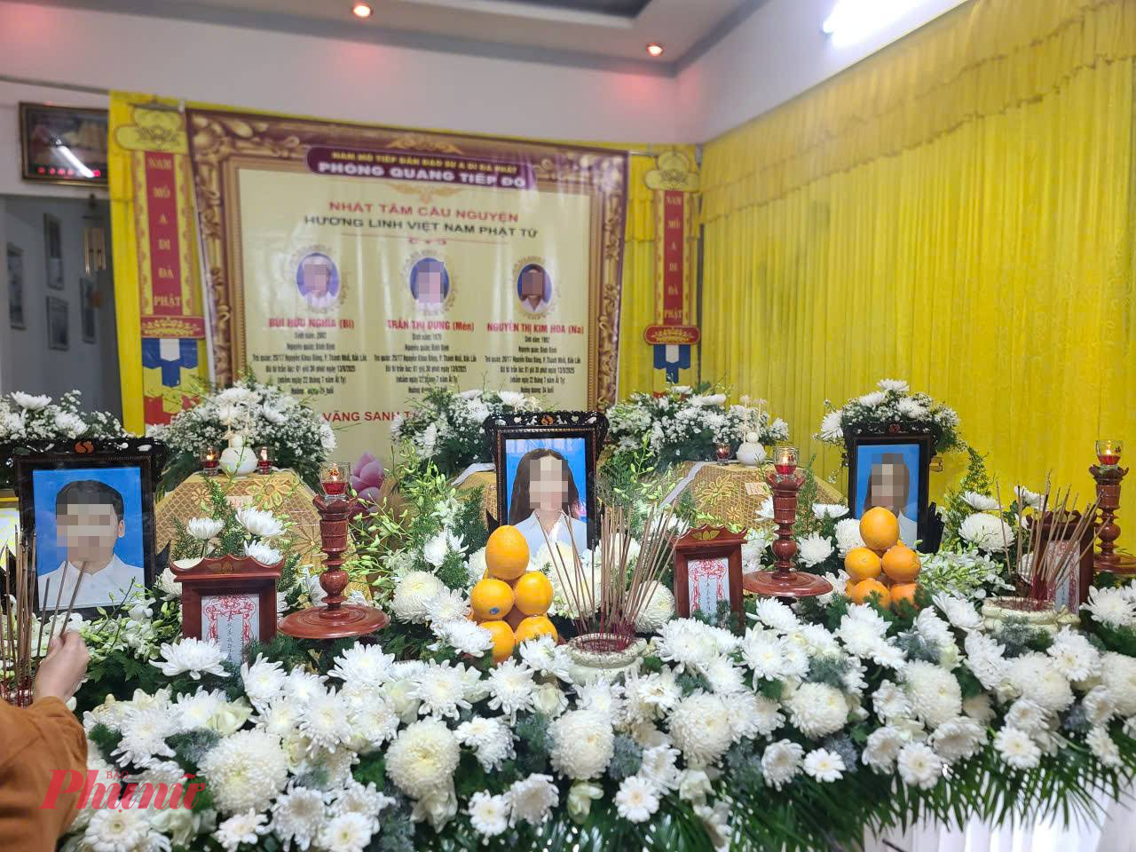 Căn nhà các nạn nhân bao trùm không khí tang thương