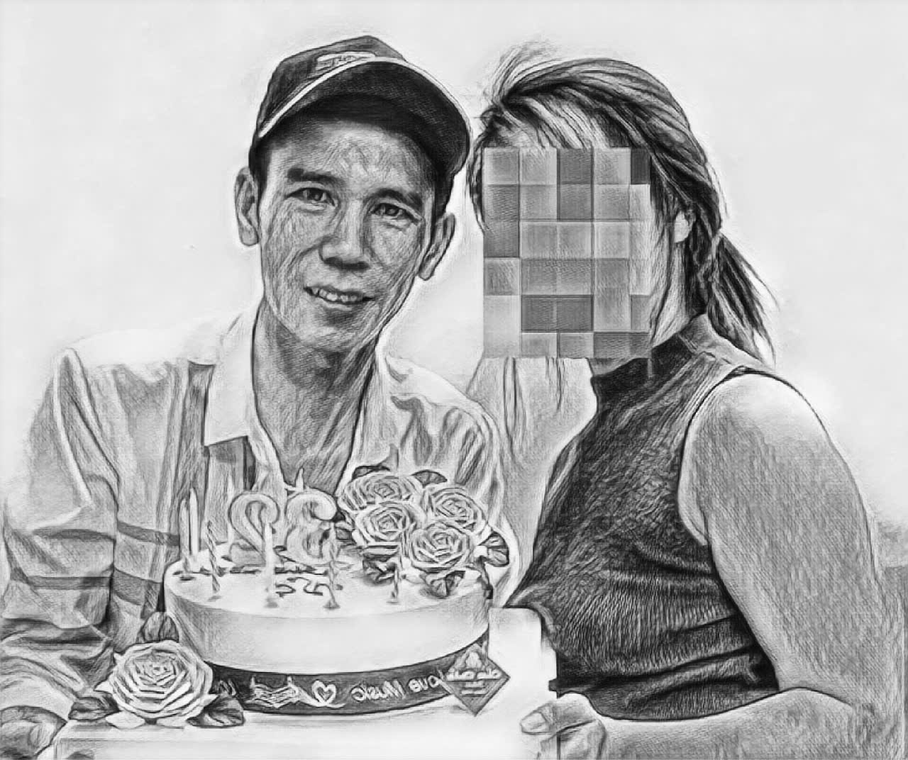 Thuận và chị H. thuở mặn nồng - Ảnh: MXH