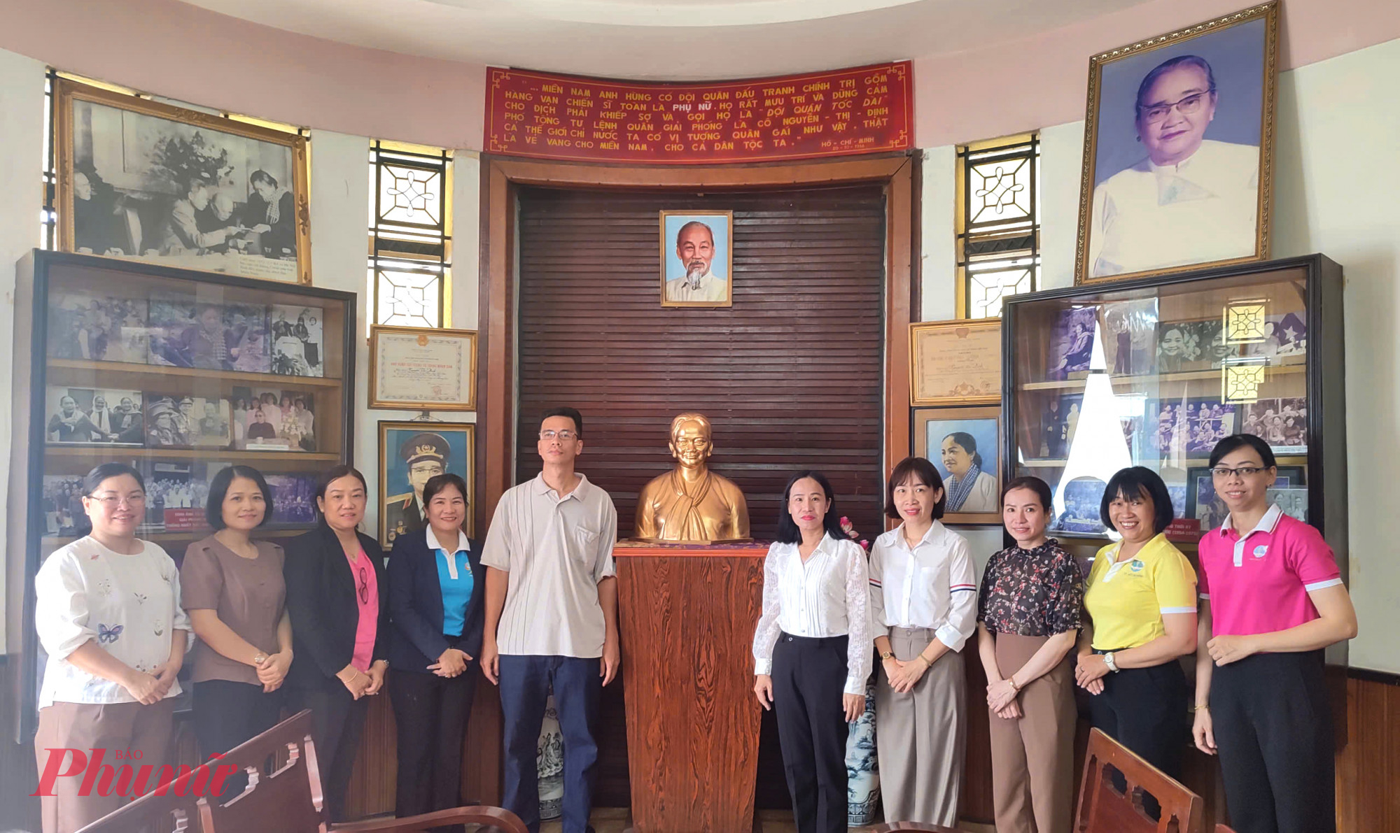 Một góc không gian tại nhà thờ Nữ tướng trên đường Pasteur, phường Xuân Hòa, TPHCM 