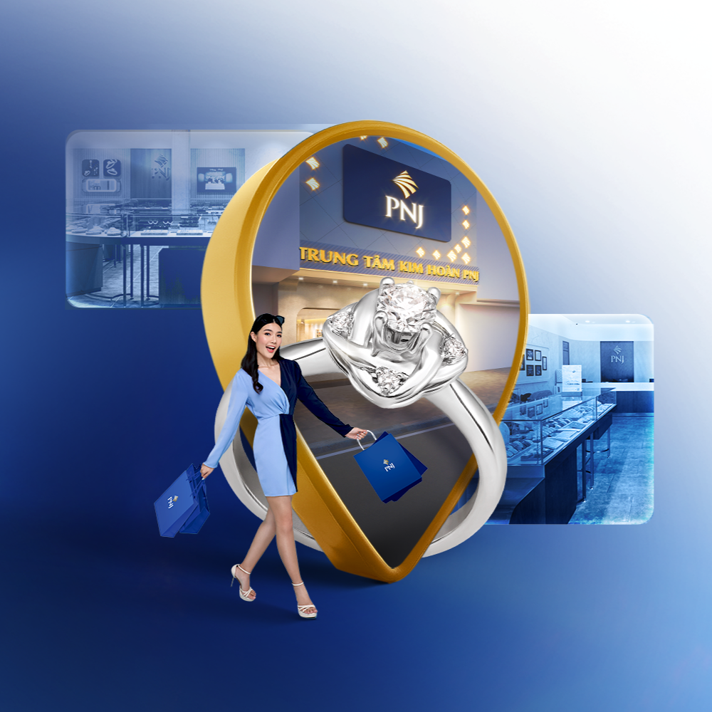Tận hưởng ưu đãi đặc quyền tại “Chuỗi tọa độ - Ưu đãi trang sức” - Ảnh: PNJ