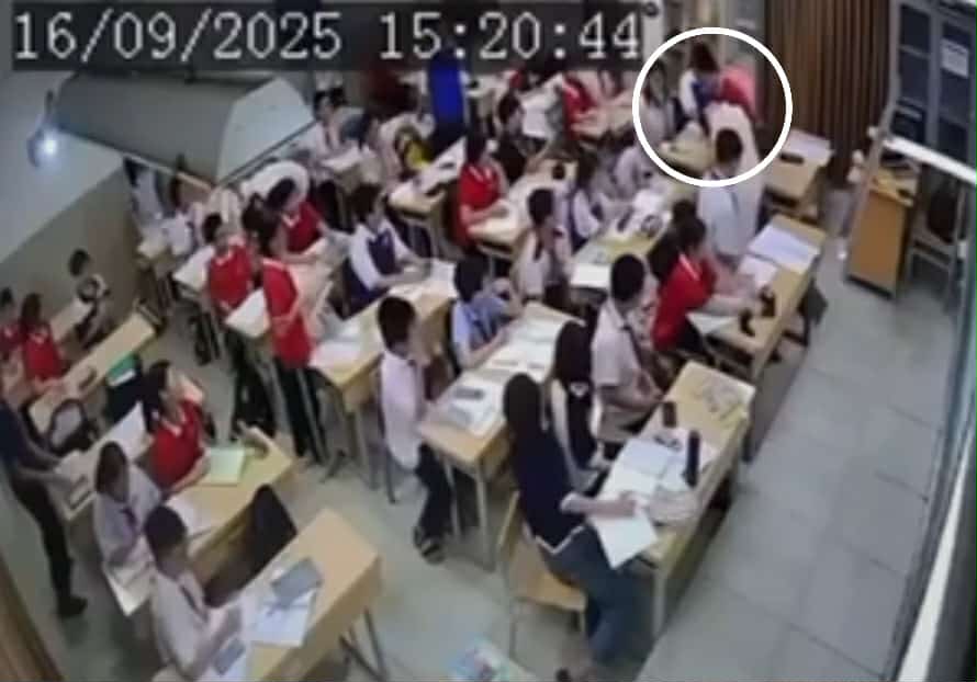 Hình ảnh sự việc. Ảnh: cắt từ clip