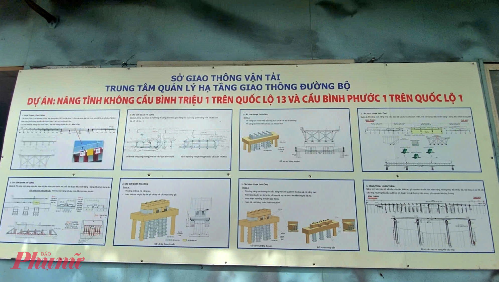 Nâng tĩnh không cầu Bình Triệu 1: Bước ngoặt công nghệ từ đôi tay người Việt Phương án nâng tĩnh không cầu Bình Triệu 1