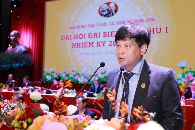 Ông Trần Trọng Dũng tham luận
