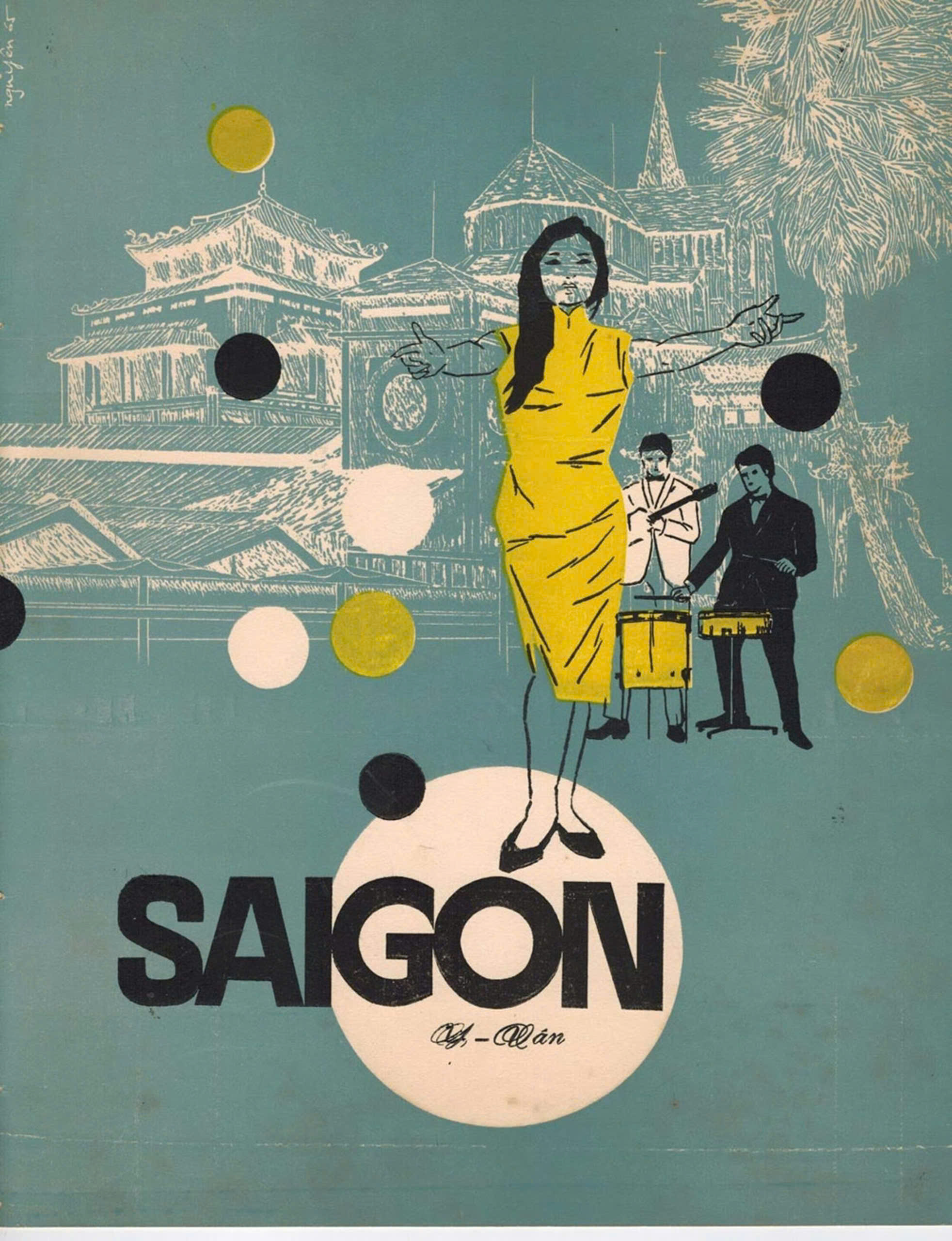 Y Vân: Khúc vĩ thanh chưa hề mất 2.Nhạc bản “Saigon” [Bây giờ được nhiều nơi giới thiệu là “Sài gòn đẹp lắm”. (Ảnh: trang web “Nhạc Xưa”)