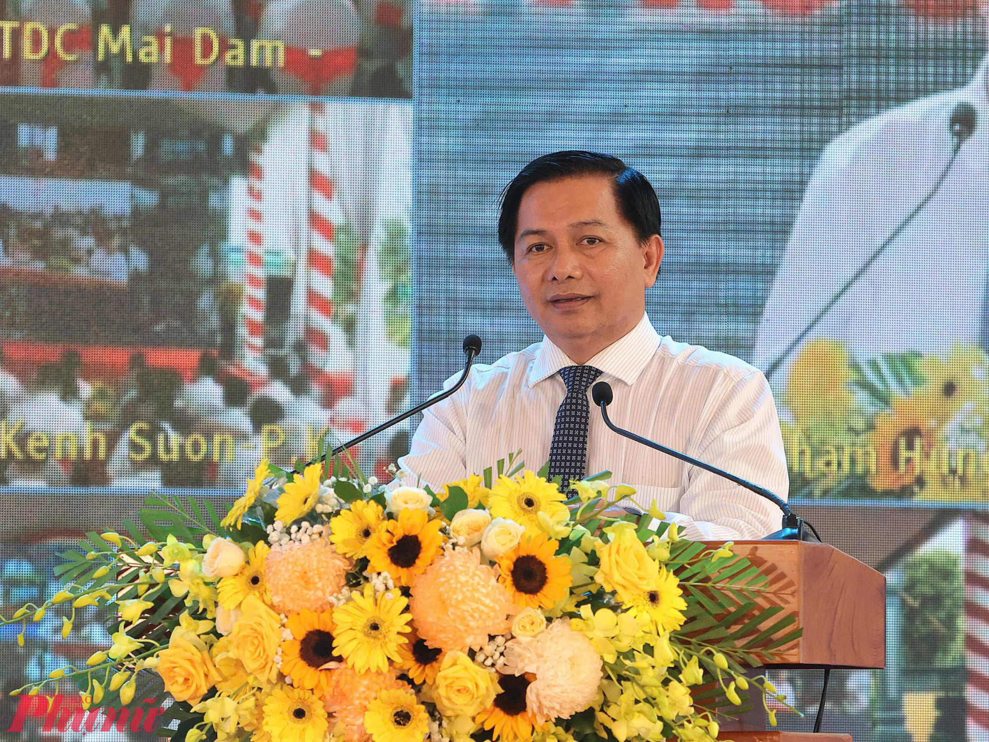 Chủ tịch UBND TP Cần Thơ Trần Văn Lâu - phát biểu.