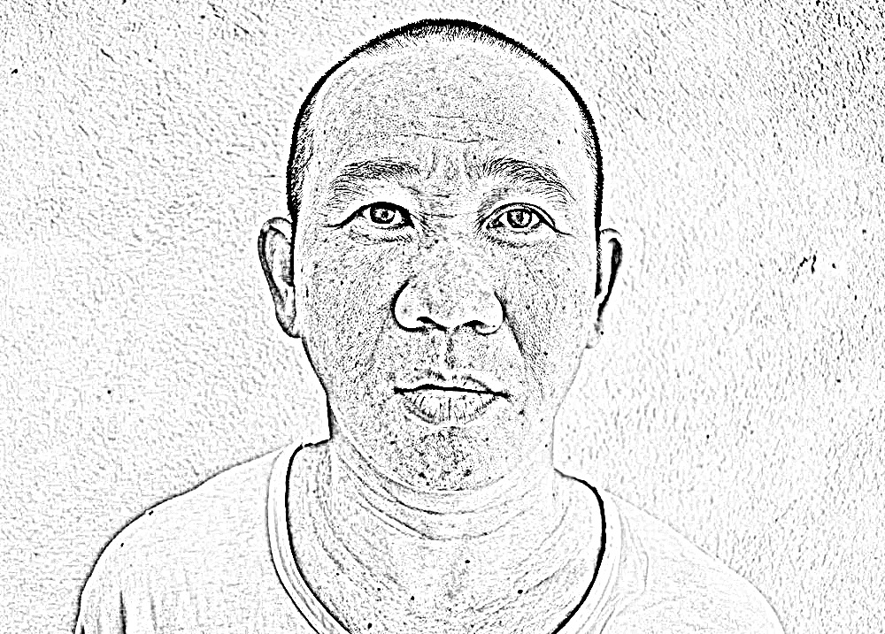 Đối tượng Nguyễn Thanh Sỹ tại cơ quan công an - Ảnh CACC