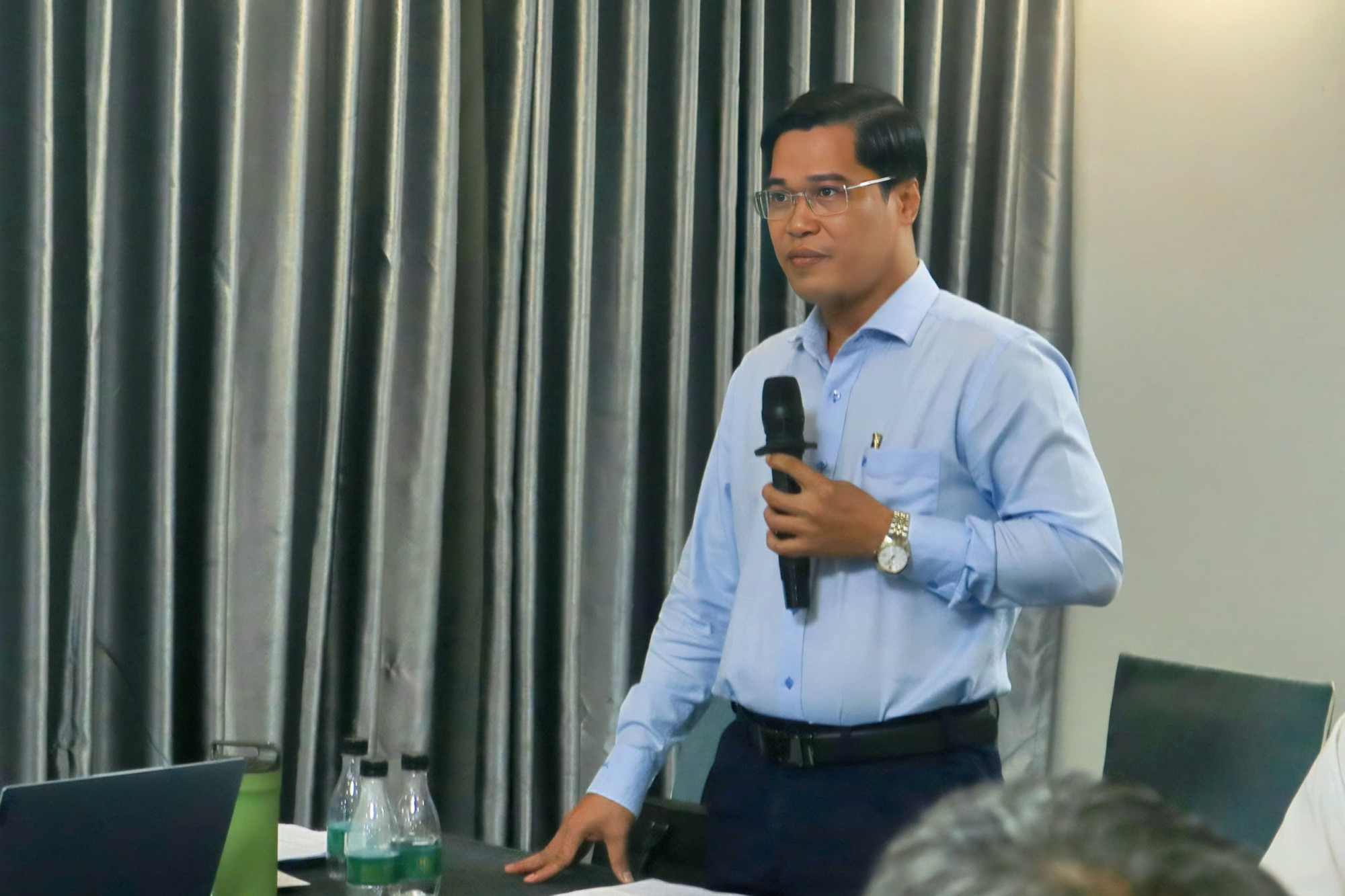 Ông Bùi Chí Tình - Phó giám đốc Sở Y tế TPHCM - Ảnh: Nhã Chân