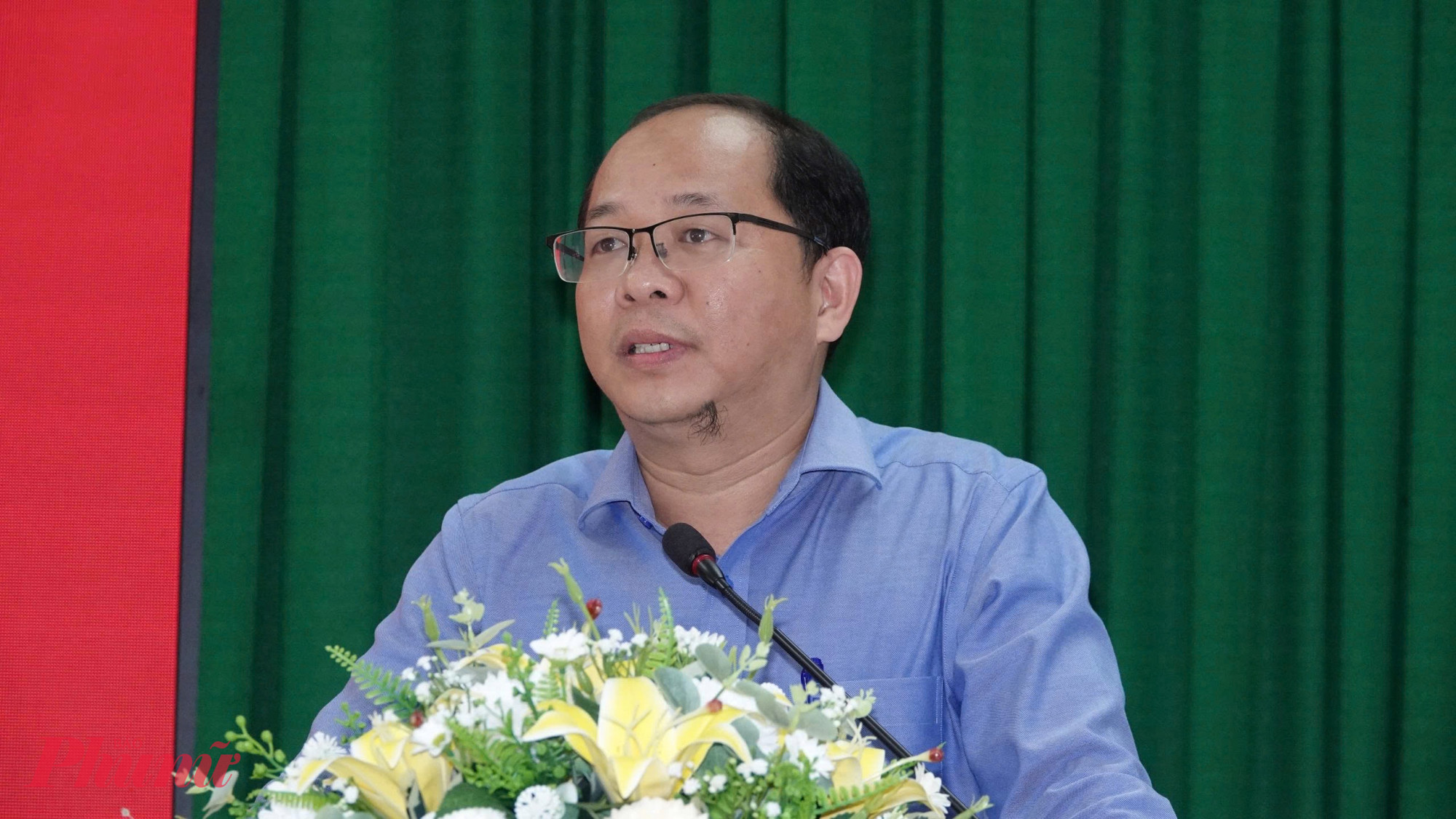 Ông Dương Hồng Thắng - Chánh Văn phòng UBND TPHCM - phát biểu nhận nhiệm vụ - Ảnh: Thanh Tâm 