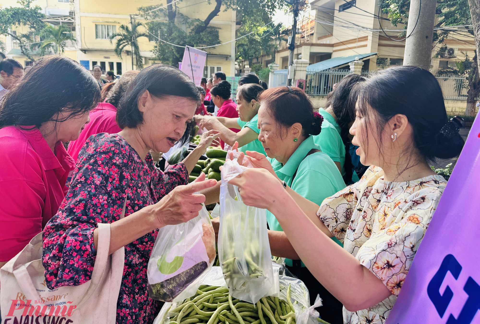 Gian hàng rau củ 0 đồng