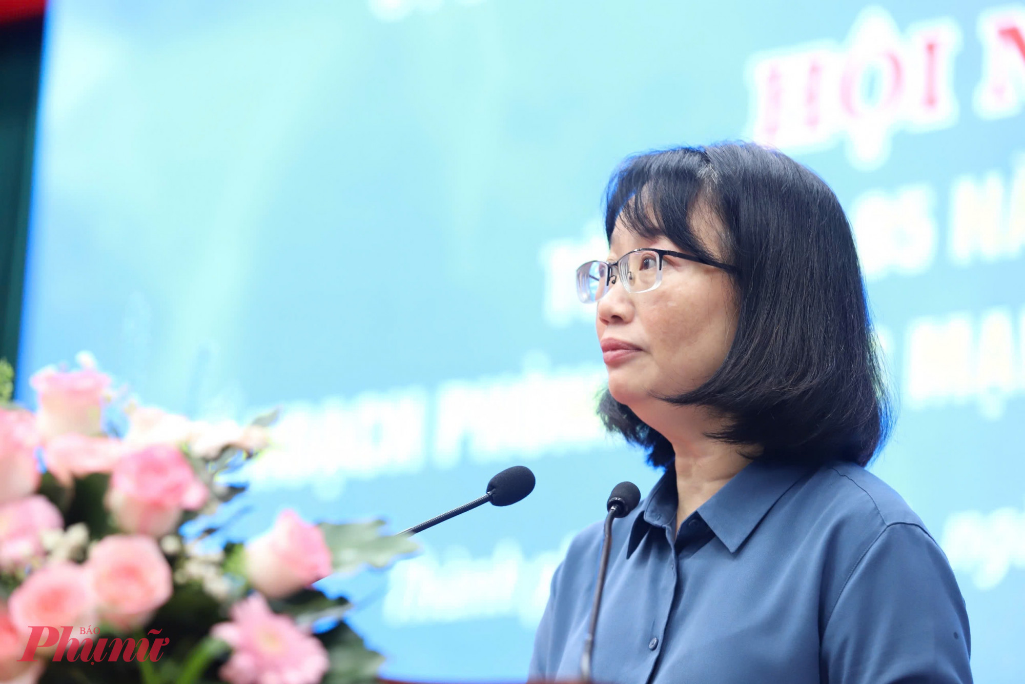 Bà Trần Thị Diệu Thuý - Phó chủ tịch UBND TPHCM - phát biểu chỉ đạo tại hội nghị - Ảnh: Thanh Tâm