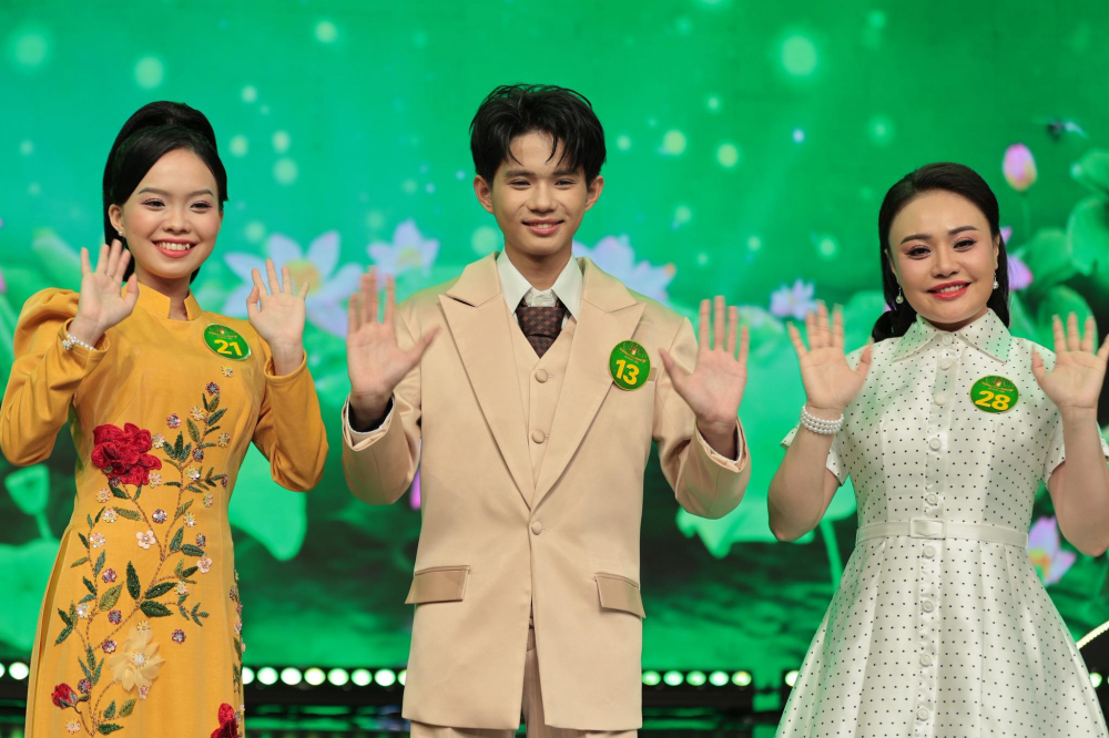 Hà Như, Quan Trí và Thùy Dương đã đến rất gần danh hiệu Chuông vàng vọng cổ 2025 - Ảnh: HTV