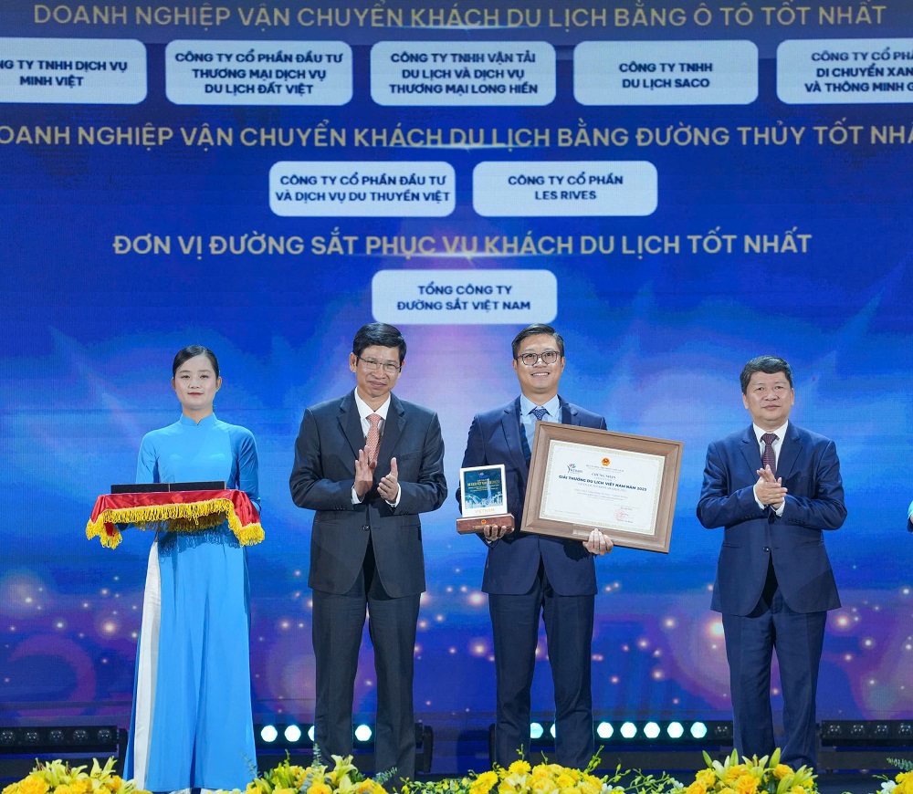 Giải thưởng “Hãng hàng không phục vụ khách du lịch tốt nhất” một lần nữa khẳng định vai trò và vị thế của Hãng hàng không Quốc gia Việt Nam - Ảnh: Vietnam Airlines