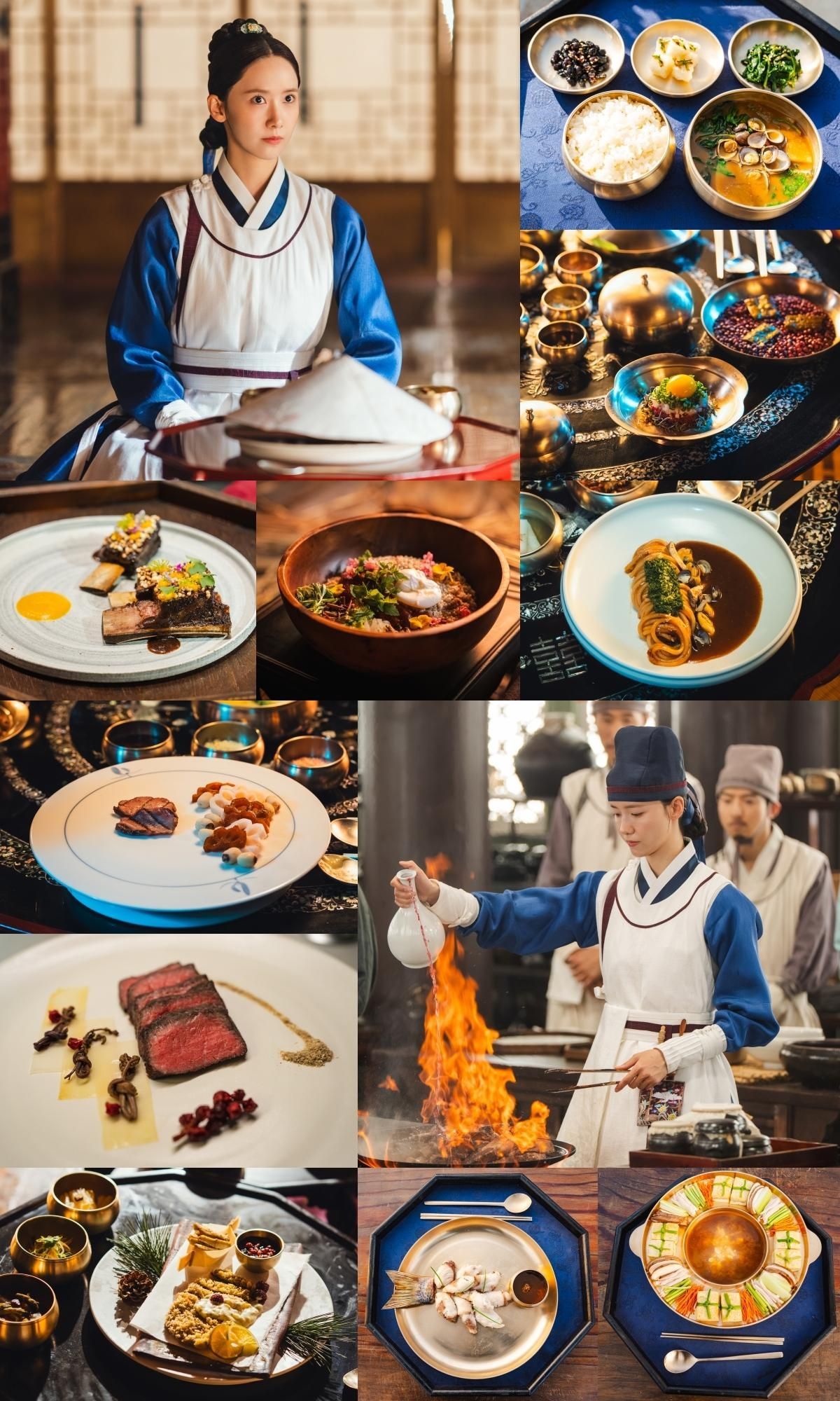 Bon Appetit, Your Majesty lấy ẩm thực làm mậch chính của chuyện phim. Ảnh:tvN