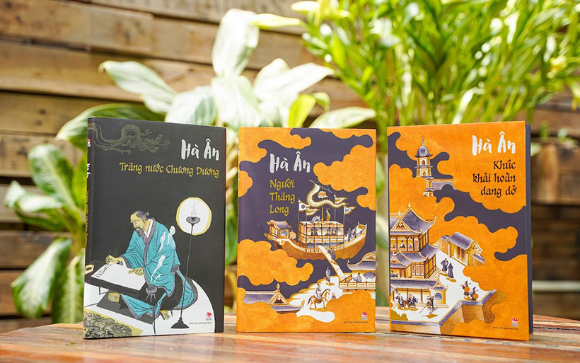 Các tác phẩm được tái bản của nhà văn Hà Ân - Ảnh: NXB Kim Đồng