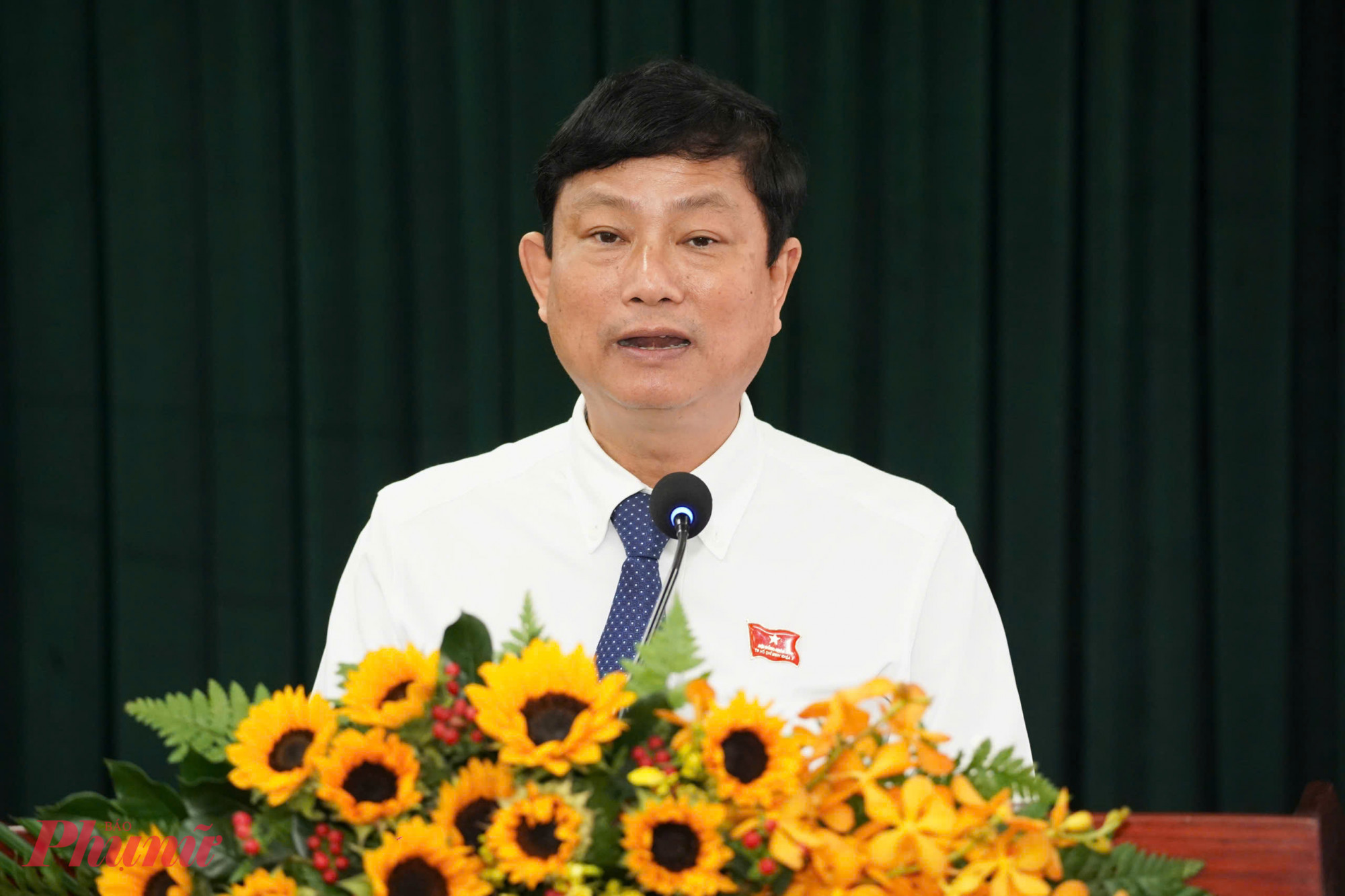 Ông Võ Văn Minh – Chủ tịch HĐND TPHCM phát biểu bế mạc tại kỳ họp - Ảnh: Thanh Tâm