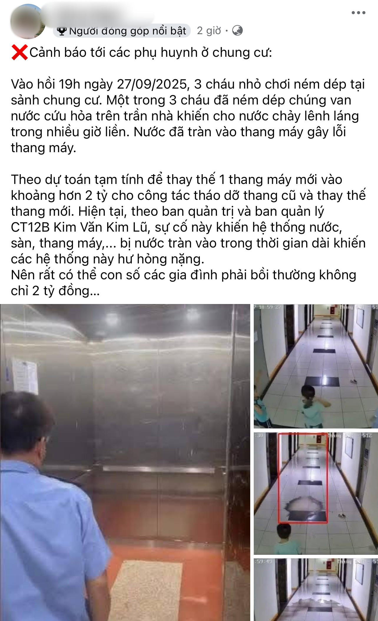 Bài đăng gây xôn xao mạng xã hội về vụ việc