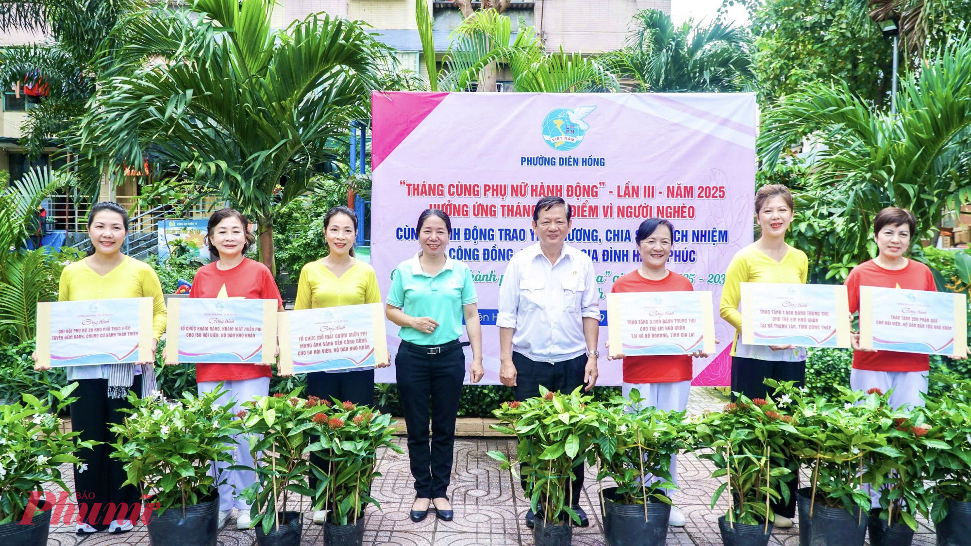chi hội phụ nữ đã đăng ký thực hiện các công trình “Tuyến hẻm xanh – sạch”, “Chung cư xanh – thân thiện”, 