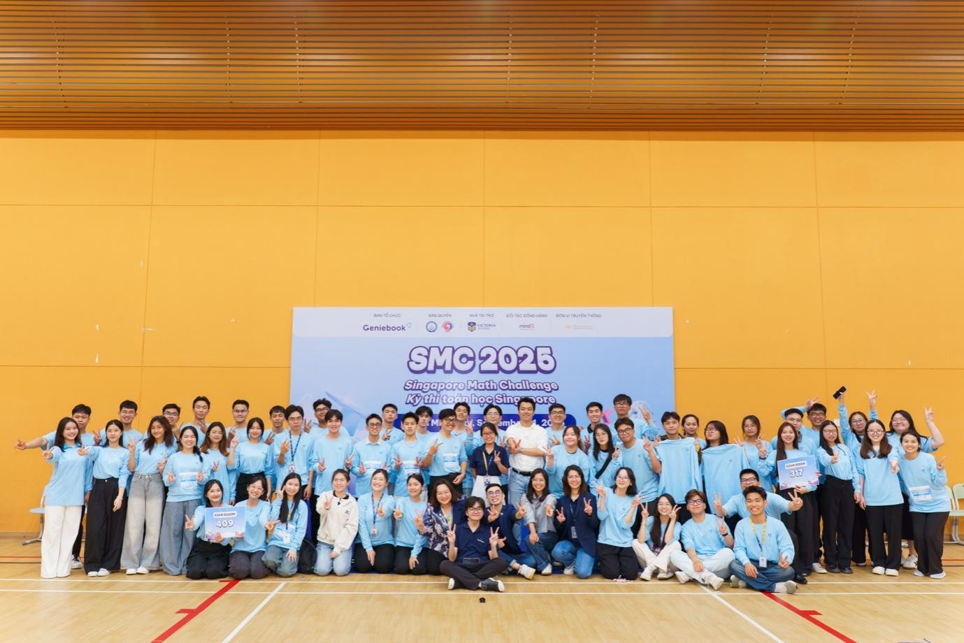Hình ảnh đội ngũ vận hành cuộc thi SMC2025 - Ảnh: Geniebook