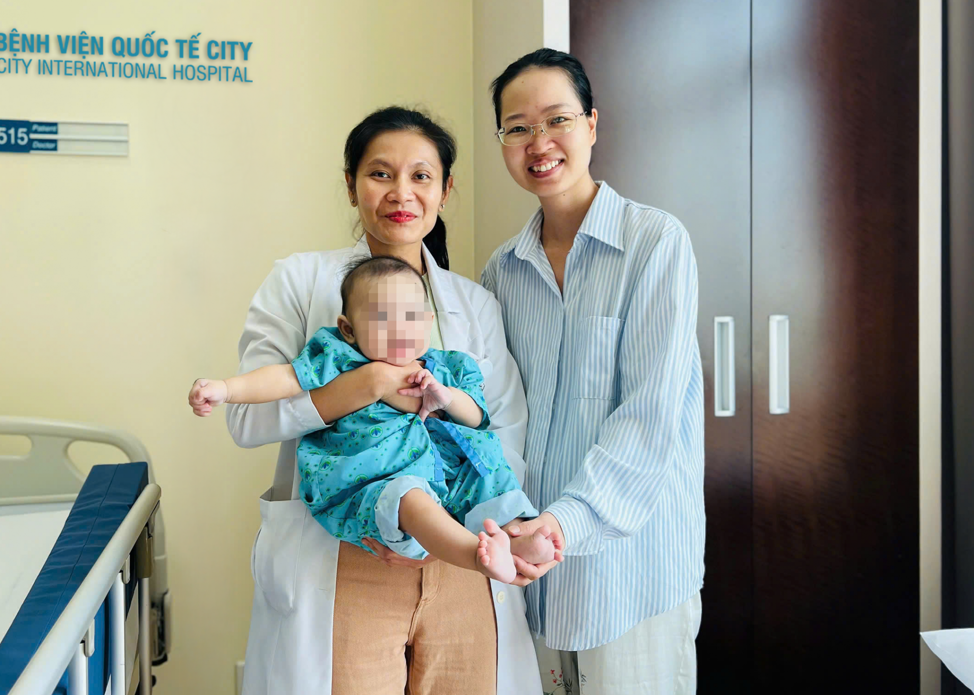 Hiện bé N. đã khỏe mạnh, được xuất viện, ảnh BVCC