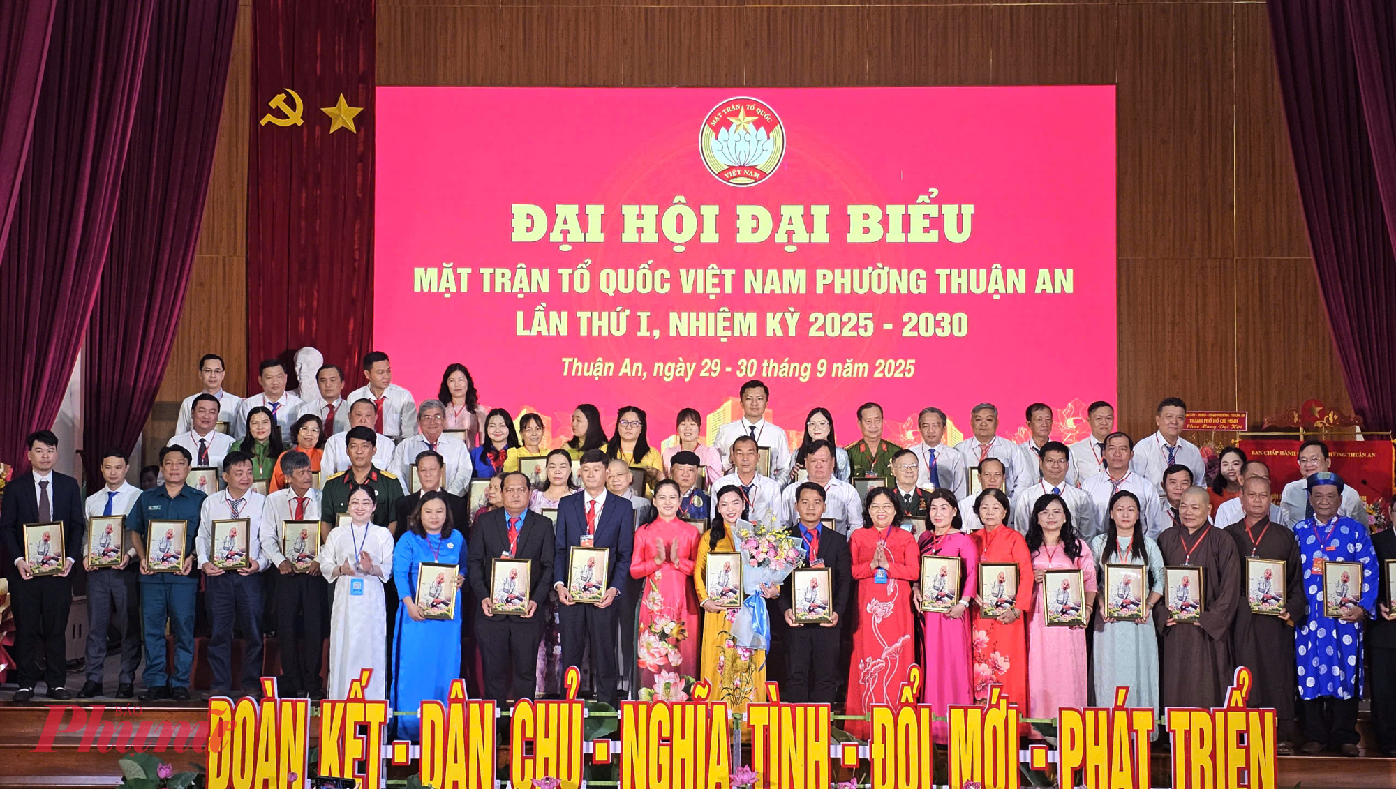 Đại hội đại biểu MTTQ Việt Nam phường và Đại hội đại biểu các tổ chức chính trị - xã hội phường Thuận An, lần thứ nhất, nhiệm kỳ 2025 - 2030 thành công tốt đẹp