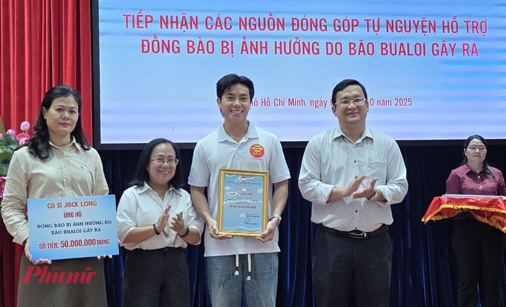 Ca sĩ Jack Long ủng hộ 50 triệu đồng từ tiền livestream