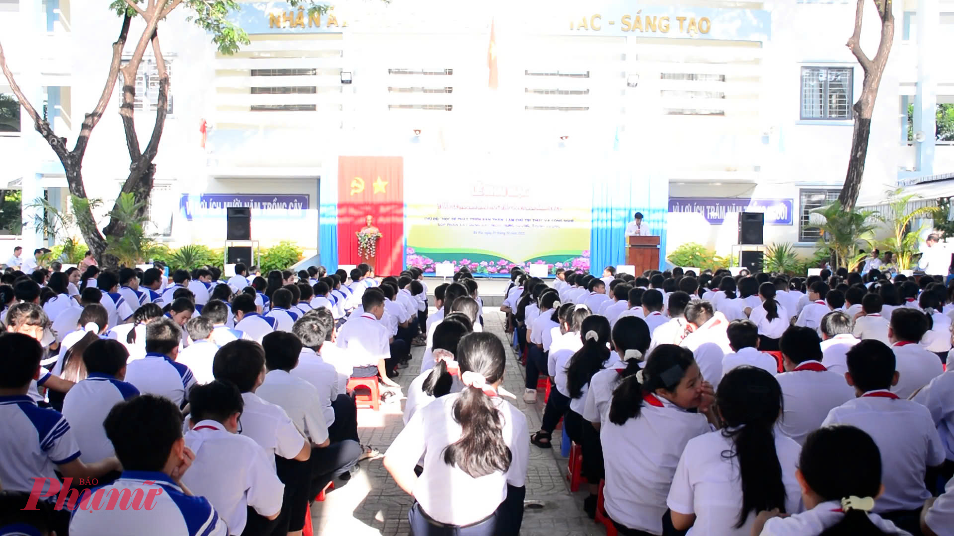 Quang cảnh Lễ khai mạc Tuần lễ hưởng ứng học tập suốt đời năm 2025 tại phường Bà Rịa 