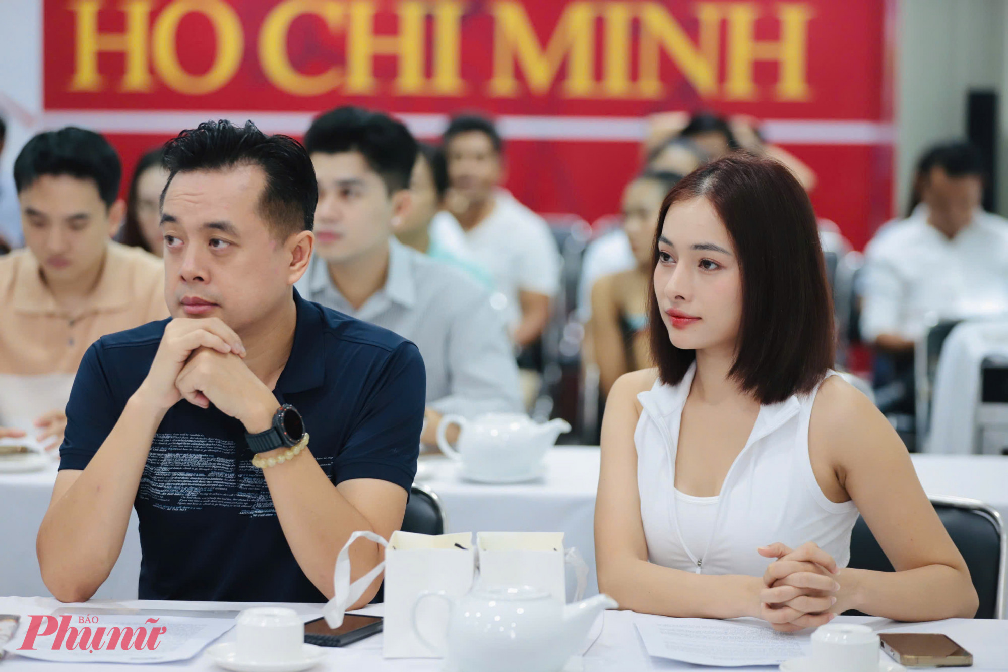 ợ chồng nhạc sĩ Dương Khắc Linh và ca sĩ Sara Lưu - Ảnh: Thành Lâm