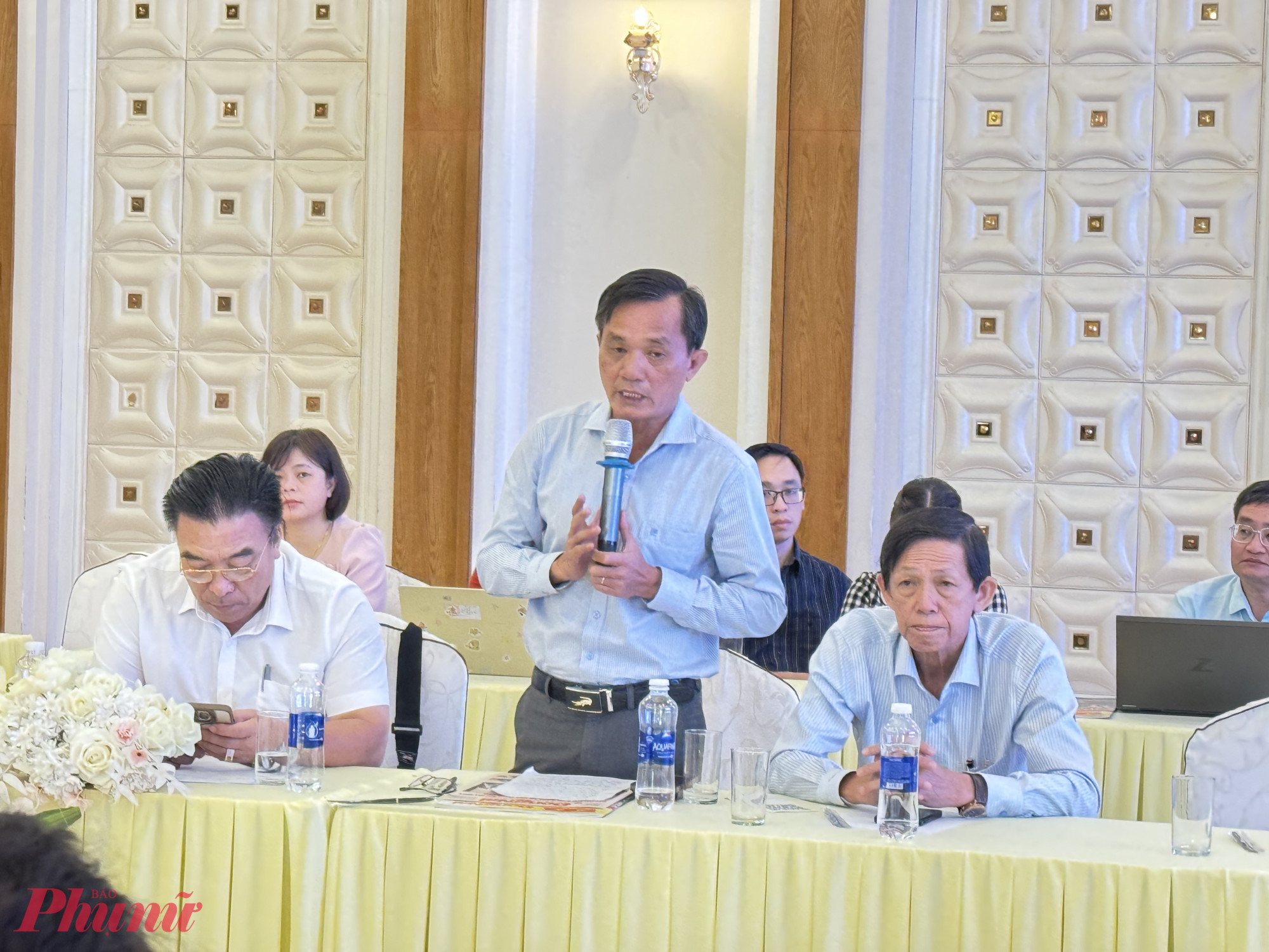 Ông Nguyễn Đức Hiển - Phó tổng biên tập thường trực Báo Pháp luật TPHCM cho rằng mỗi tờ báo nên kiên định với bản sắc của mình