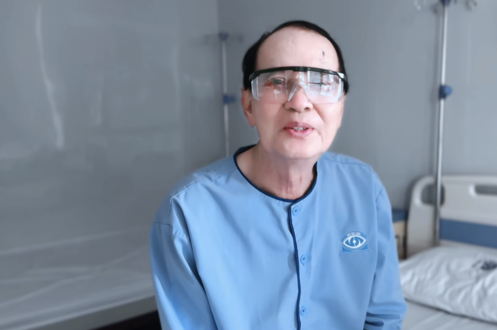 NSND Thanh Điền tại bệnh viện 
