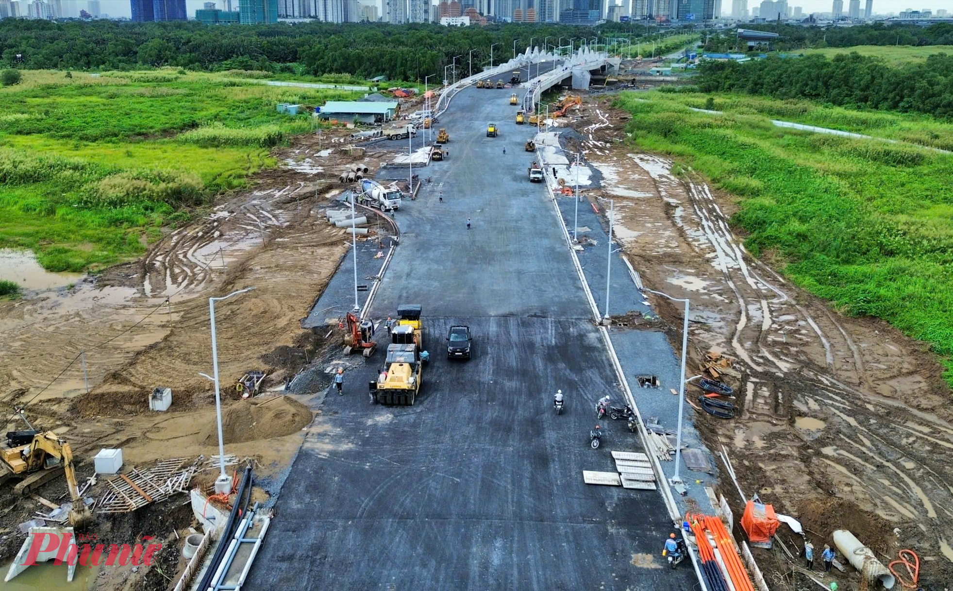 Tổng vốn đầu tư của đoạn 660 m khoảng 260 tỷ đồng, trong đó một tập đoàn tư nhân hỗ trợ 100 tỷ đồng.