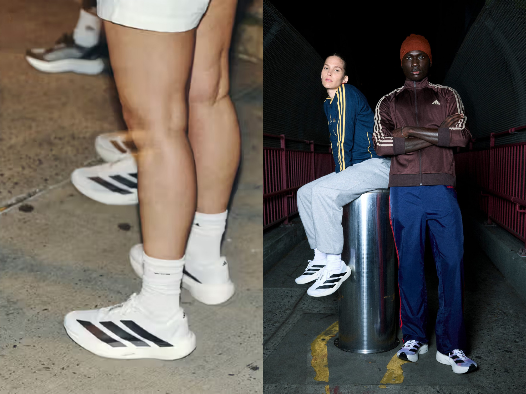 Adidas Adizero Evo SL (2025): Mẫu giày có thiết kế gọn nhẹ, phối đồ dễ, đơn giản nhưng hiện đại. Với phần đế mỏng linh hoạt, đây là đôi giày lý tưởng để chạy bộ và dạo phố. Màu trắng, ghi nhạt, kem đang là hot trend, dễ mix với quần jogger, váy tennis, set đồ activewear mang đến vẻ ngoài cá tính, sành điệu. Giá tham khảo khoảng 4,7 triệu đồng. 