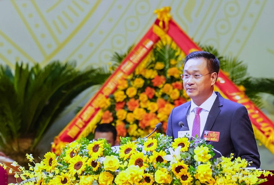  Ông Lê Ngọc Quang- Bí thư Tỉnh ủy Quảng Trị phát biểu khai mạc,