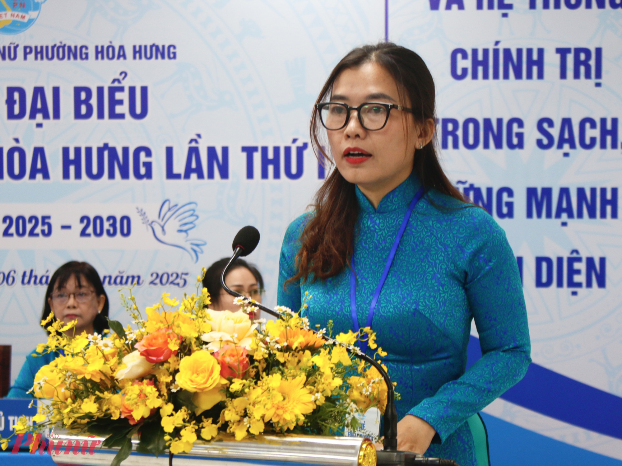 Bà Ngô Thị Quế Băng giữ chức Chủ tịch Hội LHPN phường Hoà Hưng nhiệm kỳ 2025 – 2030
